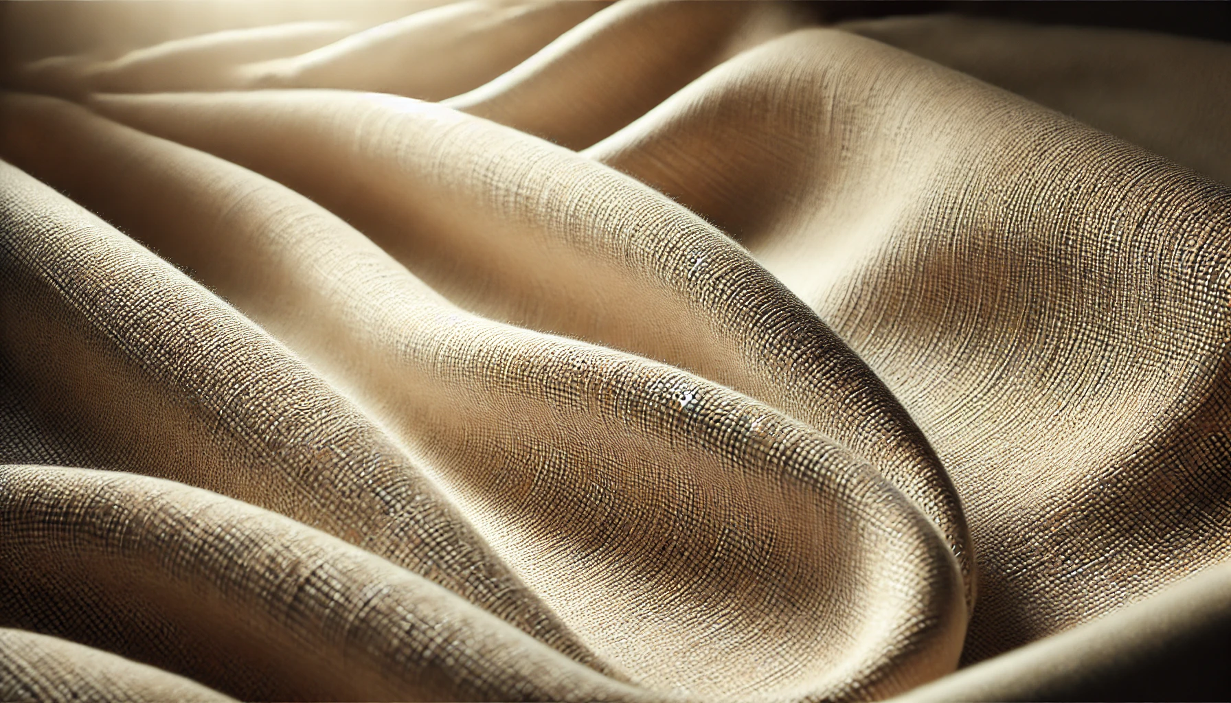 Beige Linen Fabric Chiang Mai
