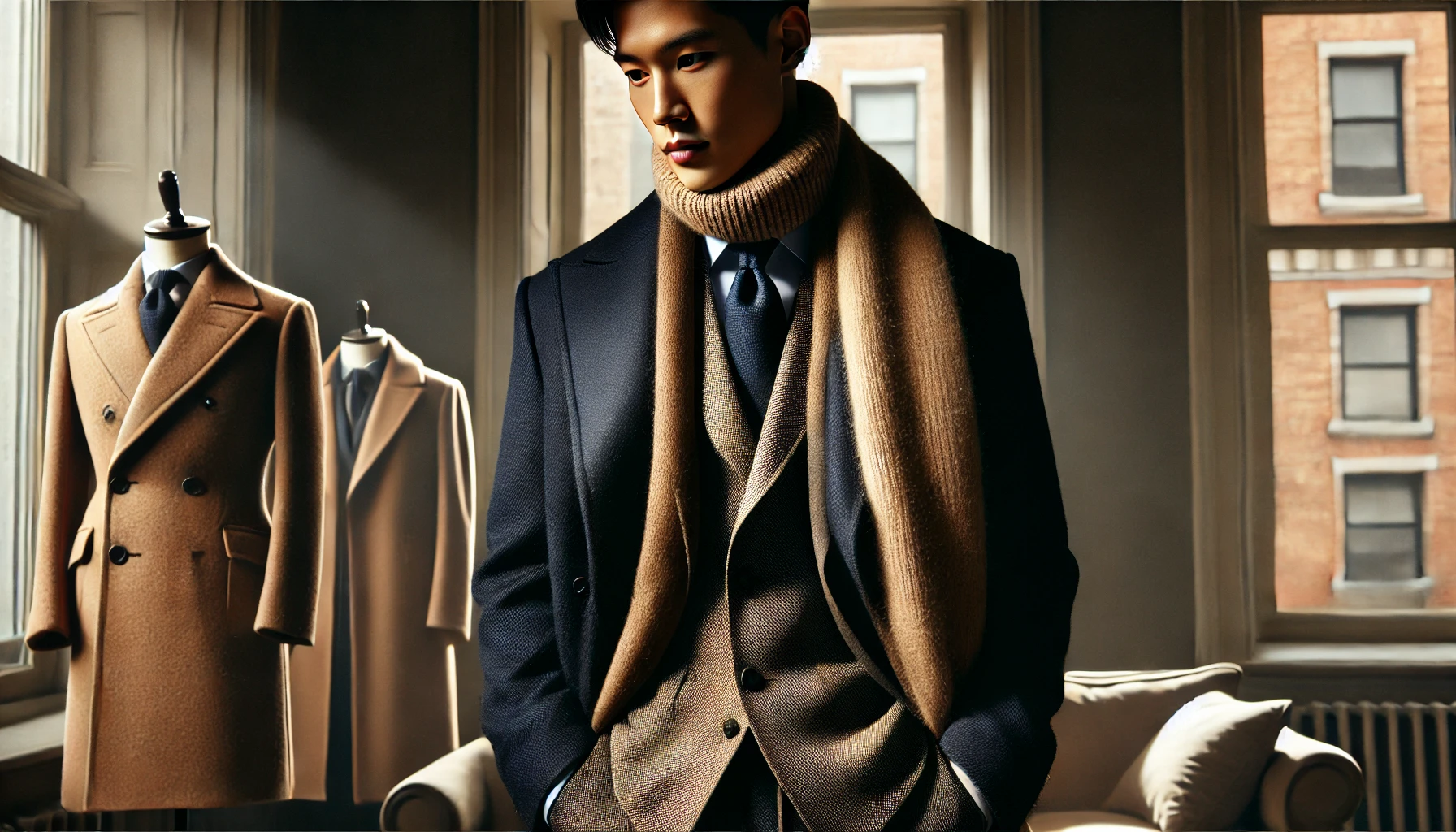 Layered Winter Suit Look Chiang Mai