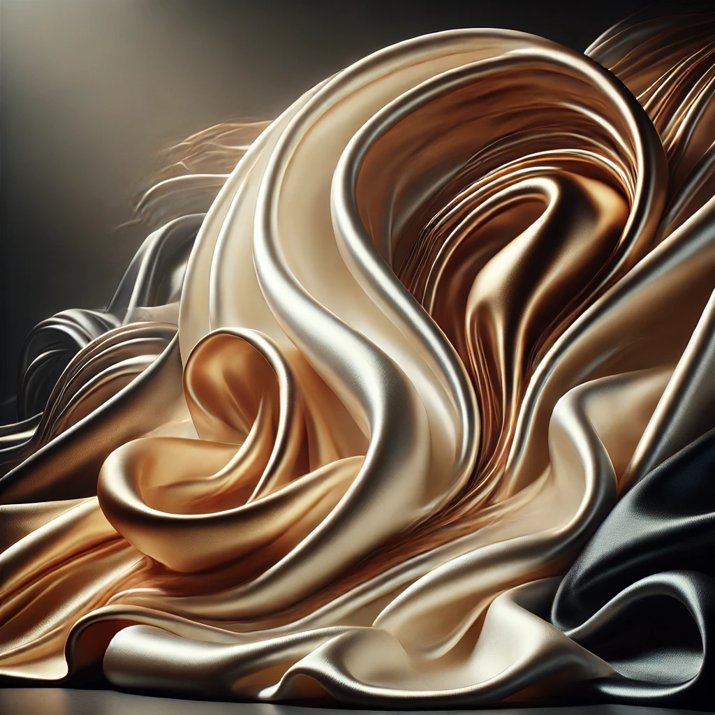 Italian silk luxury fabric