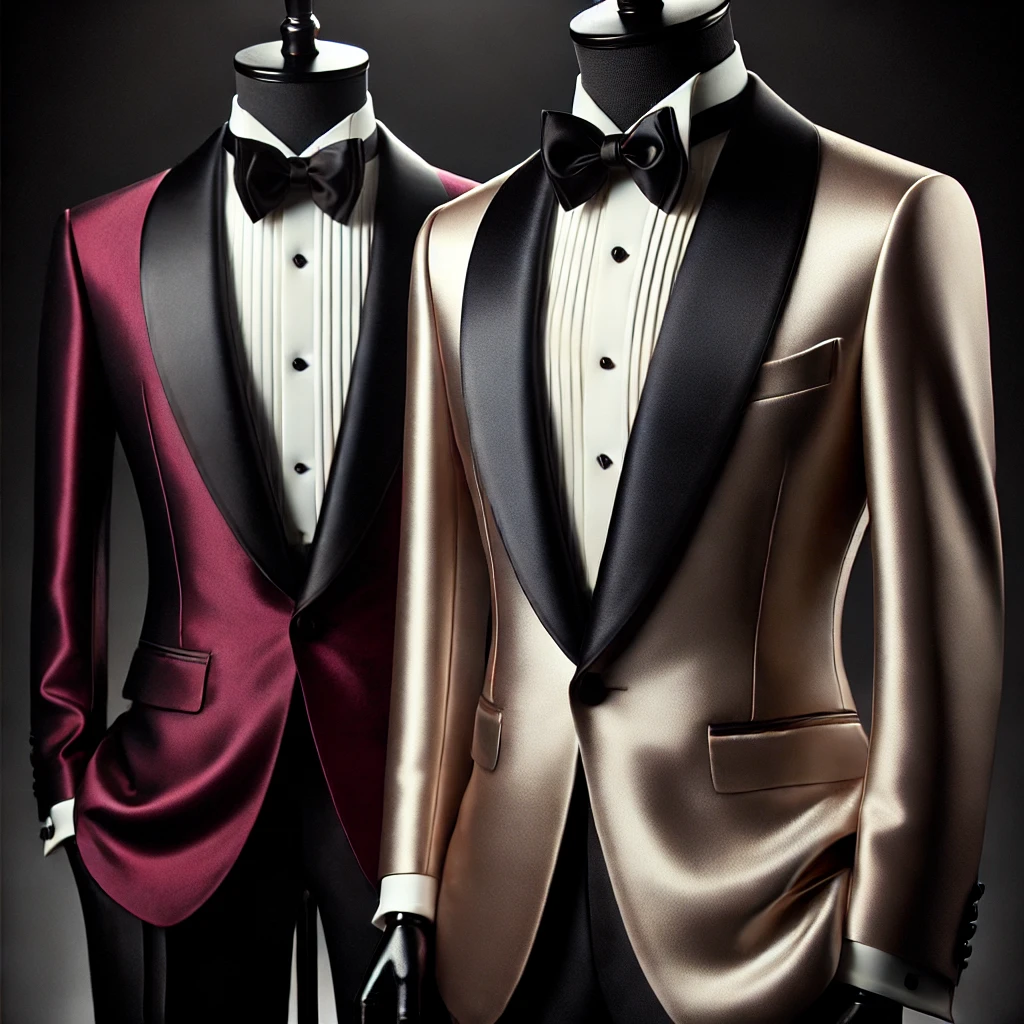 Silk dinner jacket