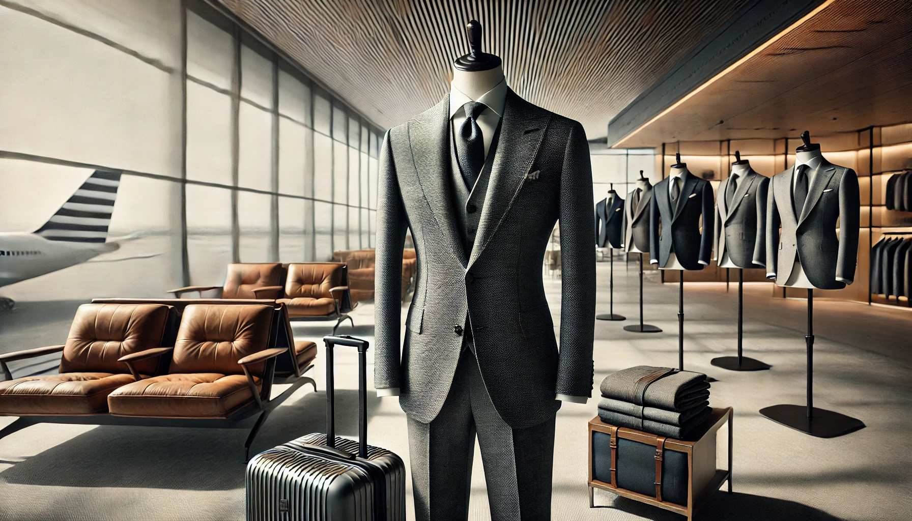 travel wool suit