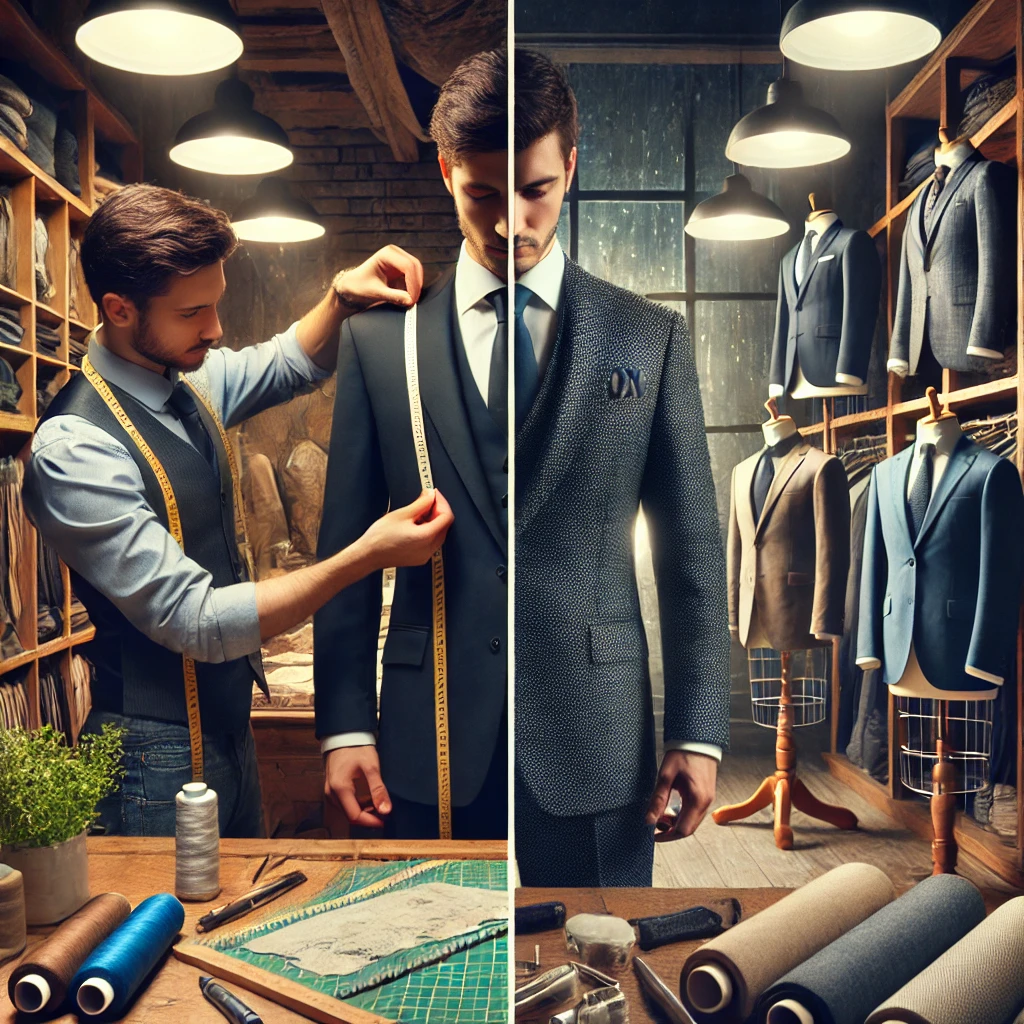 Custom Tailoring vs Ready Made Clothing