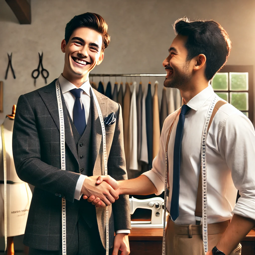 Customer Testimonial Visual Happy client