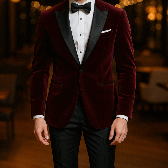 Designer Velvet Tuxedo Modern Tailor