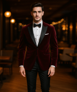 Designer Velvet Tuxedo – Custom Tailored in Chiang Mai