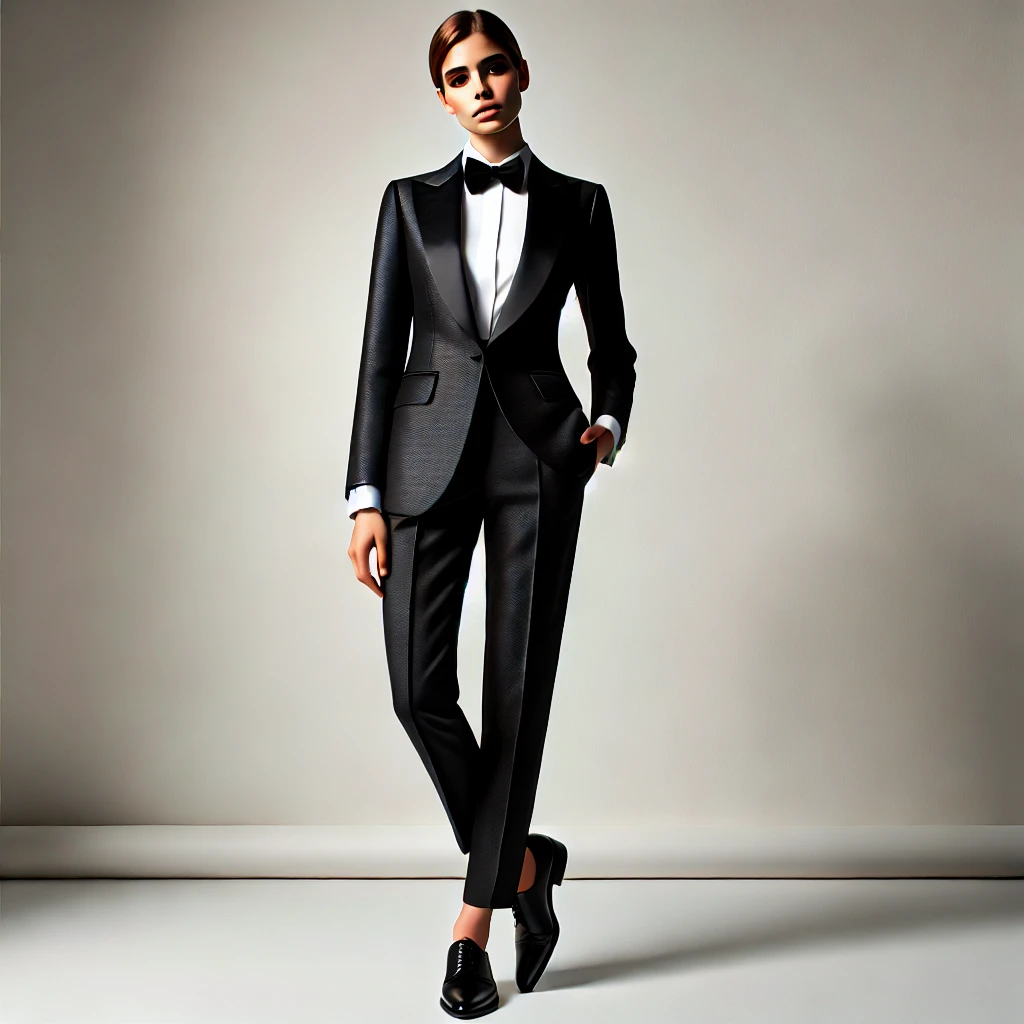 Modern Women black tuxedo