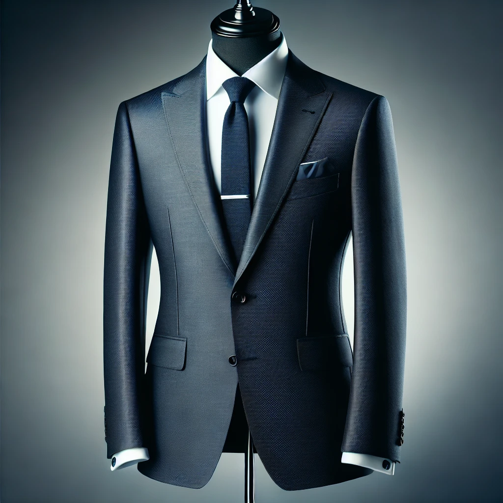Two Button Blue Suit