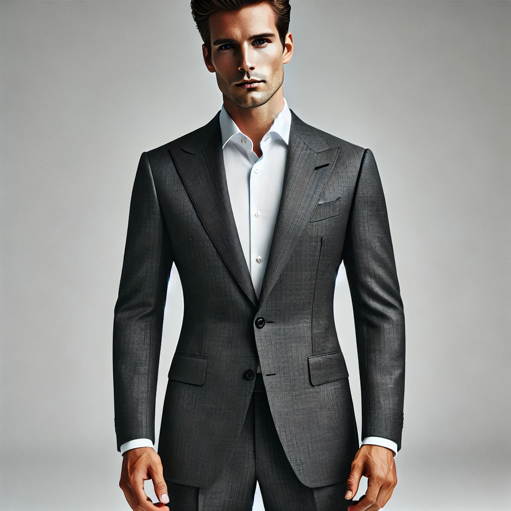Charcoal Grey Regular Fit Suit Modern Tailor Studio