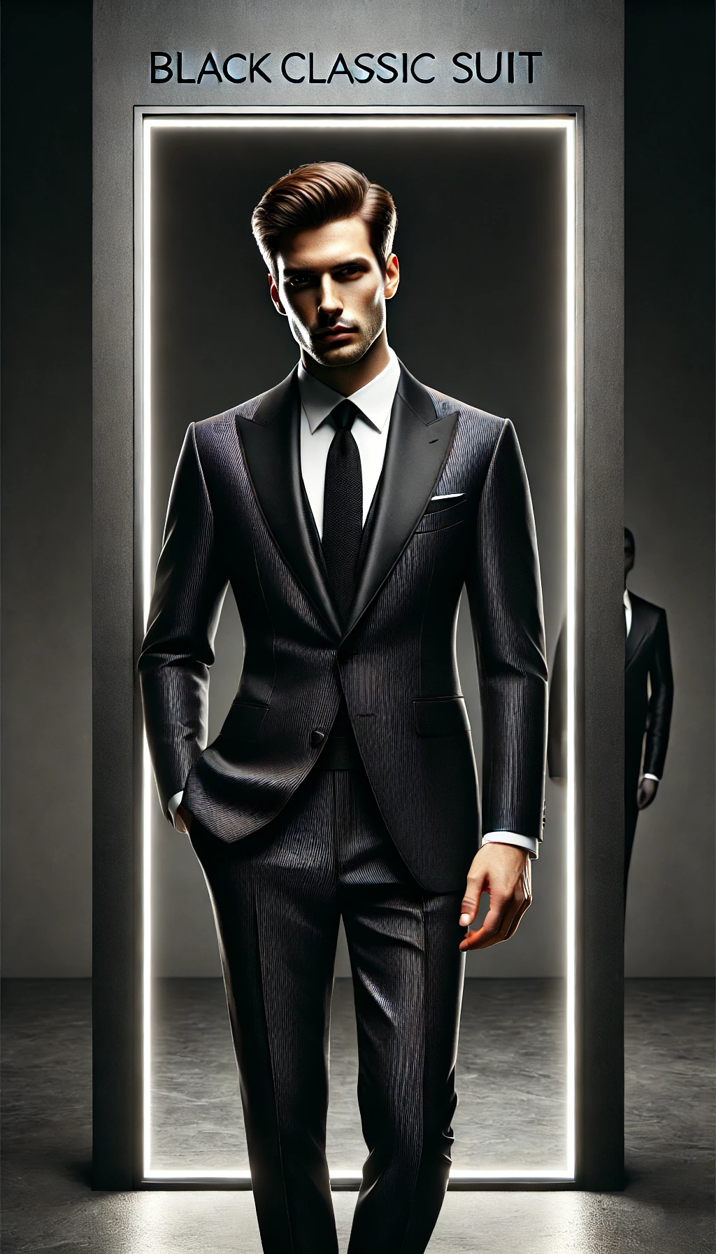 Black Classic Suit Modern Tailor Studio