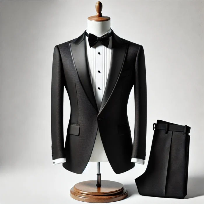 Classic black tuxedo wedding suit Chiang Mai