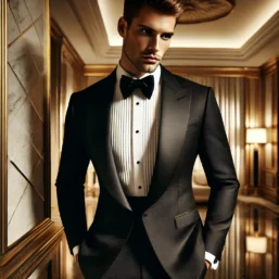 Classic black tuxedo wedding suit Chiang Mai Modern Tailor